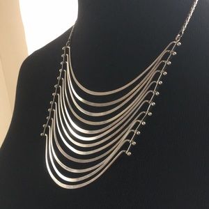 Lucky Brand Silver Multi-Layered Necklace